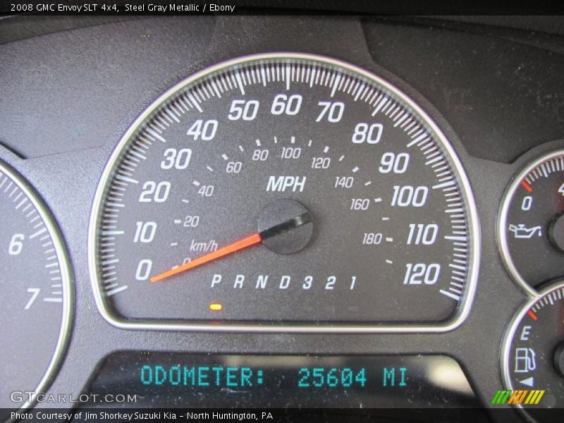 Steel Gray Metallic / Ebony 2008 GMC Envoy SLT 4x4
