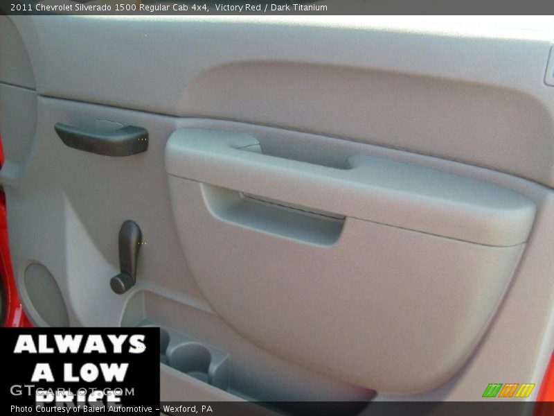 Victory Red / Dark Titanium 2011 Chevrolet Silverado 1500 Regular Cab 4x4