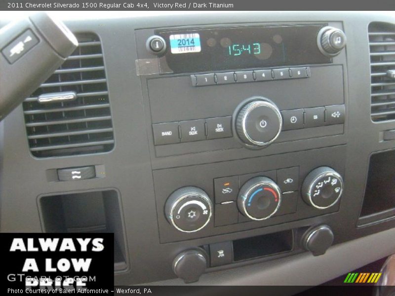 Victory Red / Dark Titanium 2011 Chevrolet Silverado 1500 Regular Cab 4x4