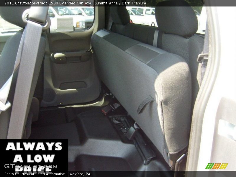 Summit White / Dark Titanium 2011 Chevrolet Silverado 1500 Extended Cab 4x4