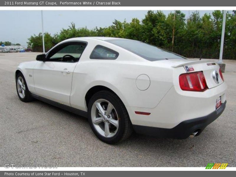 Performance White / Charcoal Black 2011 Ford Mustang GT Coupe
