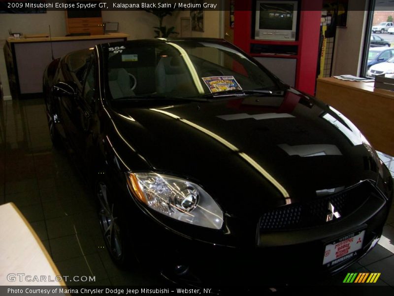 Kalapana Black Satin / Medium Gray 2009 Mitsubishi Eclipse Spyder GT