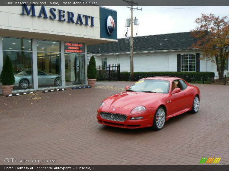 Rosso Mondiale / Tan 2006 Maserati GranSport Coupe