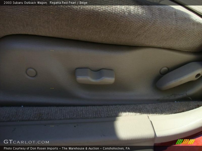 Regatta Red Pearl / Beige 2003 Subaru Outback Wagon