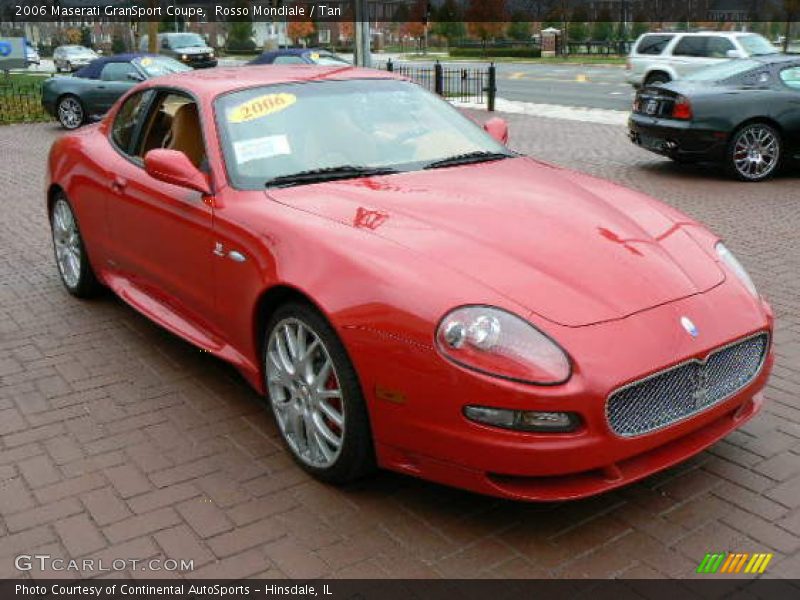 Rosso Mondiale / Tan 2006 Maserati GranSport Coupe