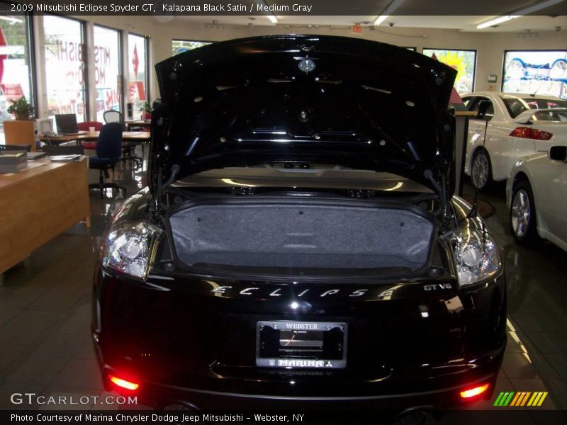 Kalapana Black Satin / Medium Gray 2009 Mitsubishi Eclipse Spyder GT
