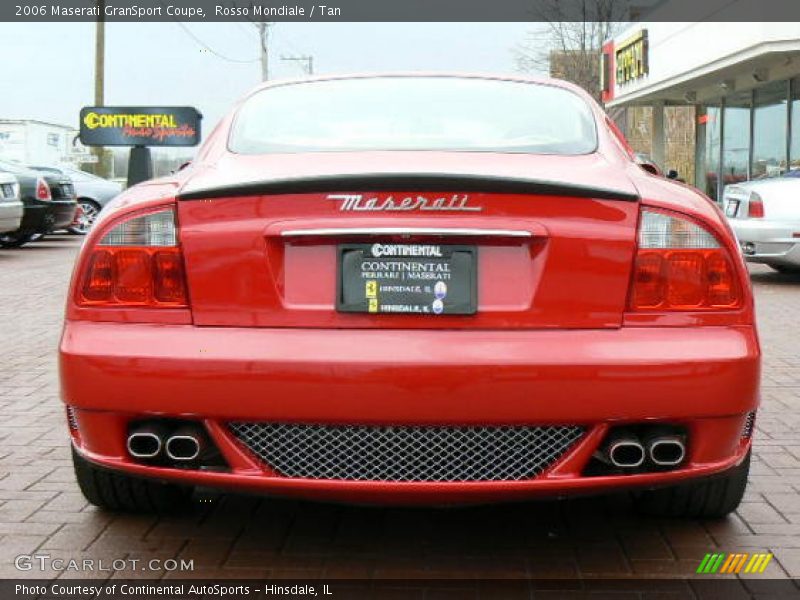 Rosso Mondiale / Tan 2006 Maserati GranSport Coupe