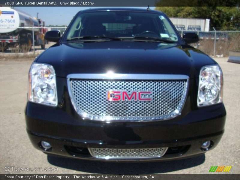 Onyx Black / Ebony 2008 GMC Yukon Denali AWD