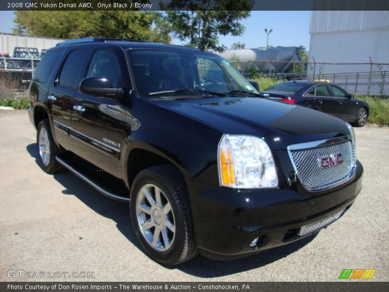 Onyx Black / Ebony 2008 GMC Yukon Denali AWD