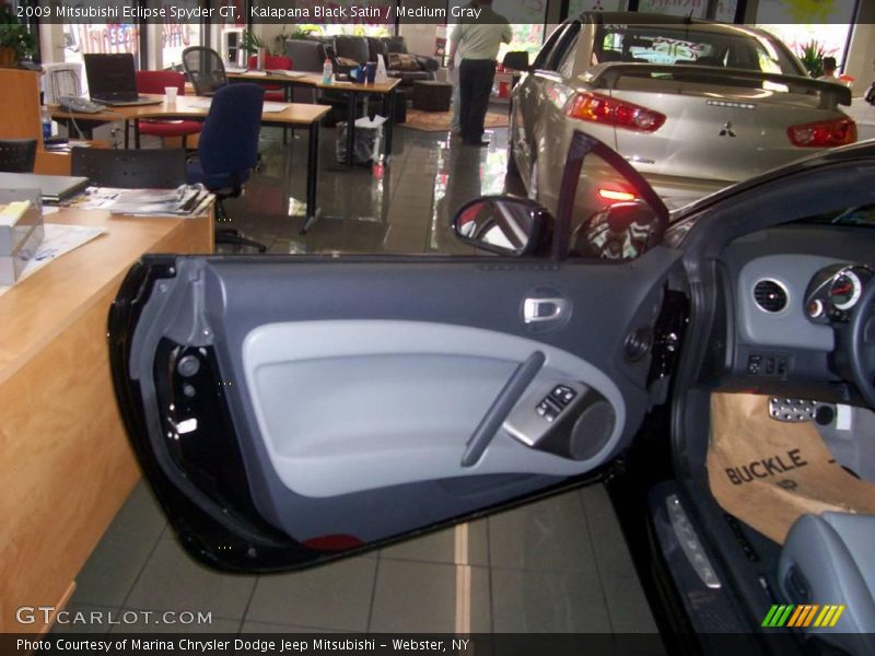 Kalapana Black Satin / Medium Gray 2009 Mitsubishi Eclipse Spyder GT