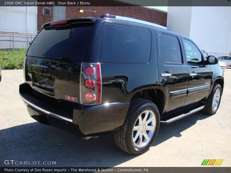 Onyx Black / Ebony 2008 GMC Yukon Denali AWD