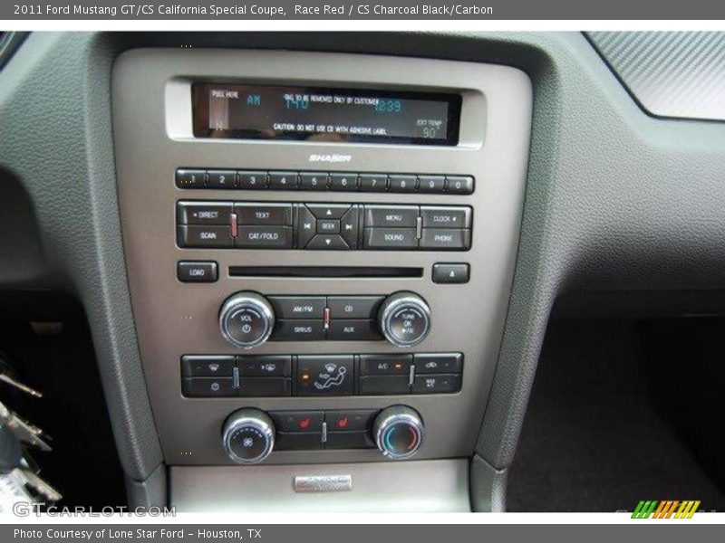 Race Red / CS Charcoal Black/Carbon 2011 Ford Mustang GT/CS California Special Coupe