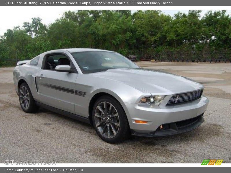 Ingot Silver Metallic / CS Charcoal Black/Carbon 2011 Ford Mustang GT/CS California Special Coupe