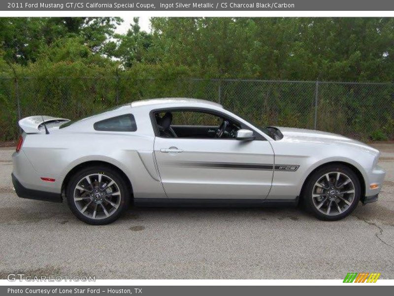 Ingot Silver Metallic / CS Charcoal Black/Carbon 2011 Ford Mustang GT/CS California Special Coupe