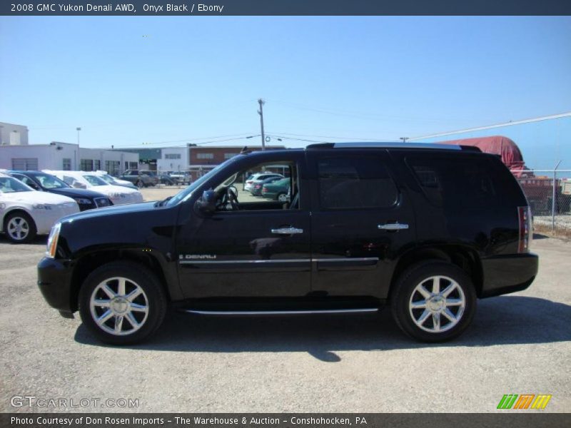Onyx Black / Ebony 2008 GMC Yukon Denali AWD