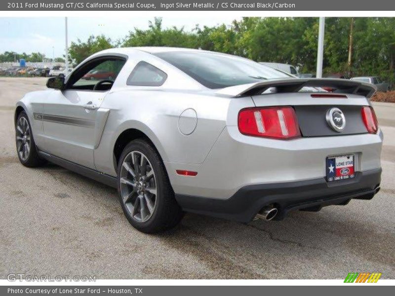 Ingot Silver Metallic / CS Charcoal Black/Carbon 2011 Ford Mustang GT/CS California Special Coupe