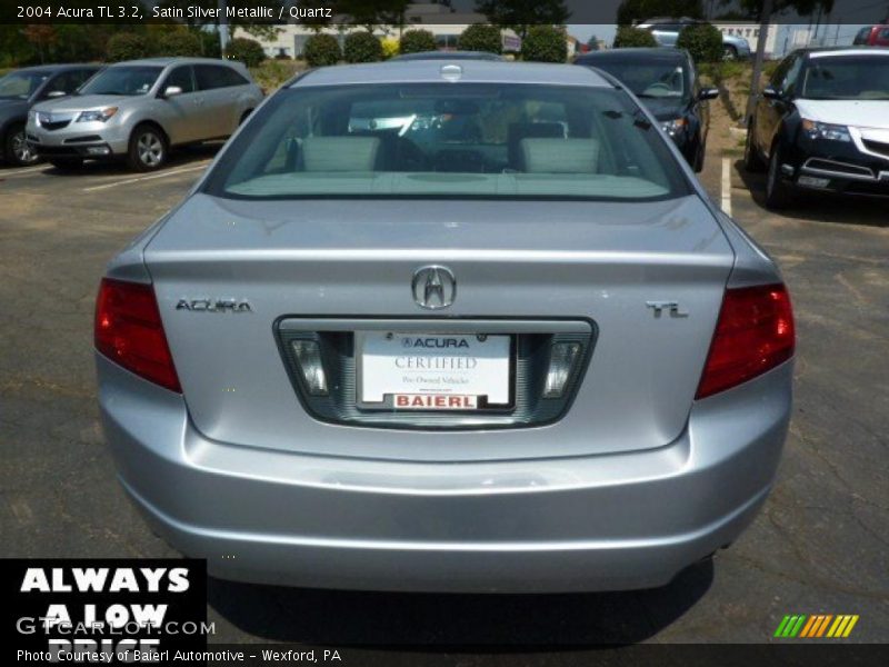 Satin Silver Metallic / Quartz 2004 Acura TL 3.2