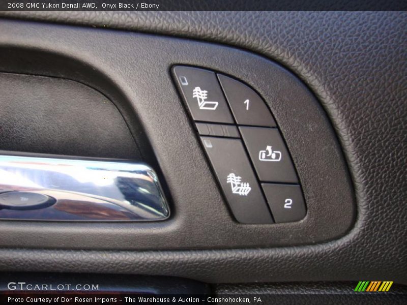 Onyx Black / Ebony 2008 GMC Yukon Denali AWD