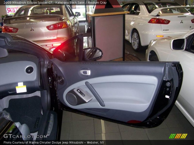 Kalapana Black Satin / Medium Gray 2009 Mitsubishi Eclipse Spyder GT