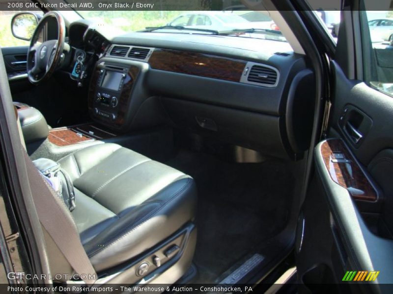 Onyx Black / Ebony 2008 GMC Yukon Denali AWD