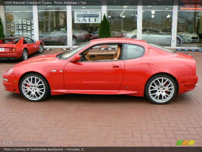 Rosso Mondiale / Tan 2006 Maserati GranSport Coupe