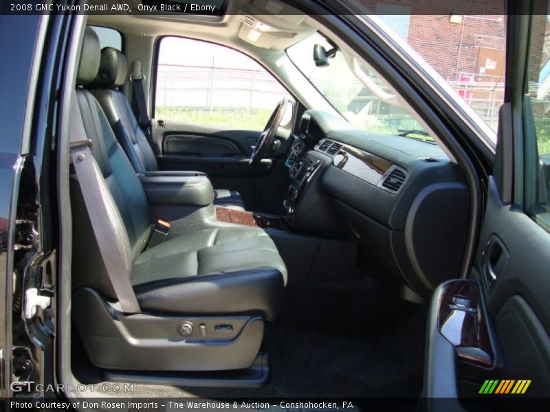 Onyx Black / Ebony 2008 GMC Yukon Denali AWD