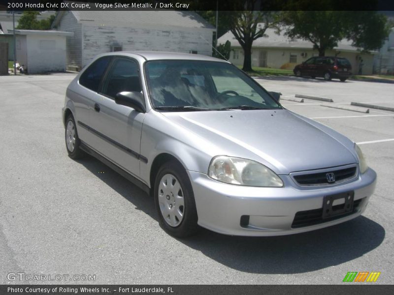 Vogue Silver Metallic / Dark Gray 2000 Honda Civic DX Coupe