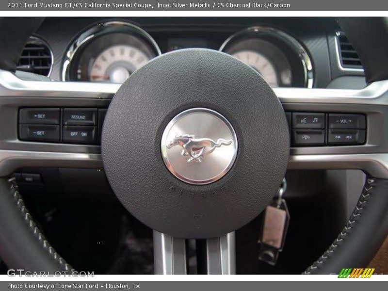 Ingot Silver Metallic / CS Charcoal Black/Carbon 2011 Ford Mustang GT/CS California Special Coupe