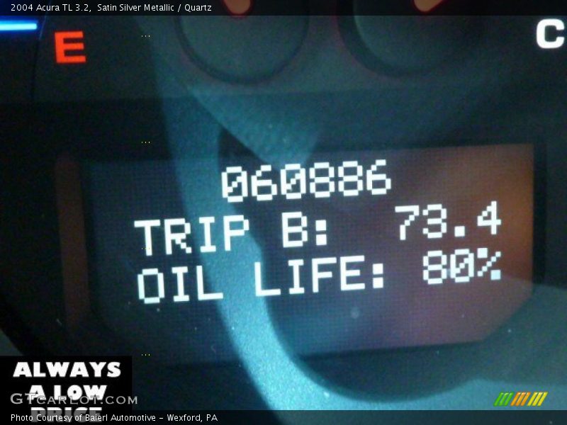 Satin Silver Metallic / Quartz 2004 Acura TL 3.2