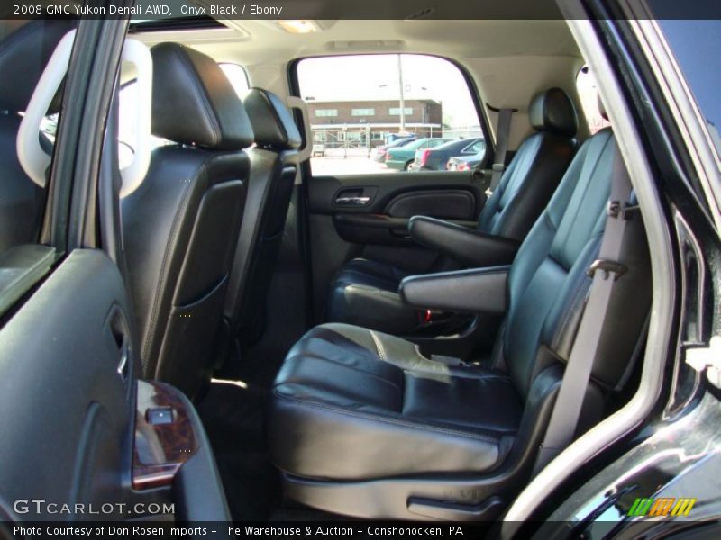 Onyx Black / Ebony 2008 GMC Yukon Denali AWD