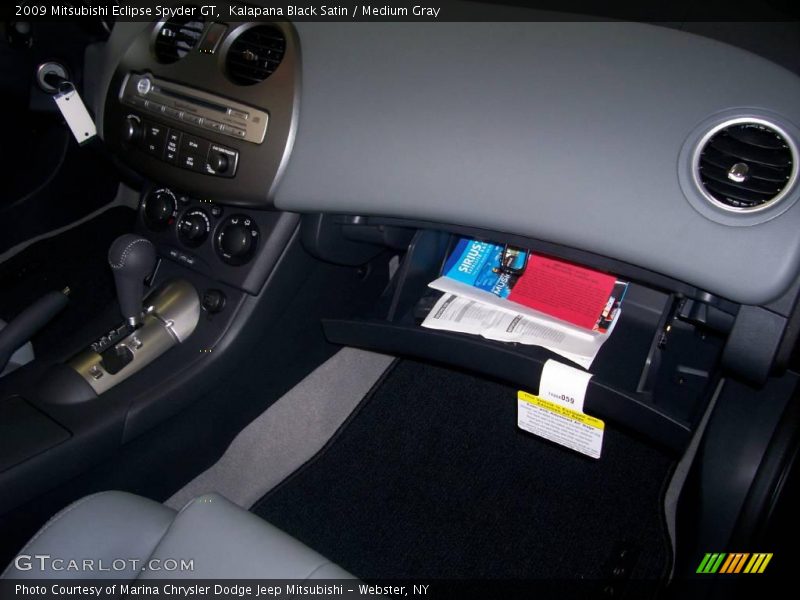 Kalapana Black Satin / Medium Gray 2009 Mitsubishi Eclipse Spyder GT