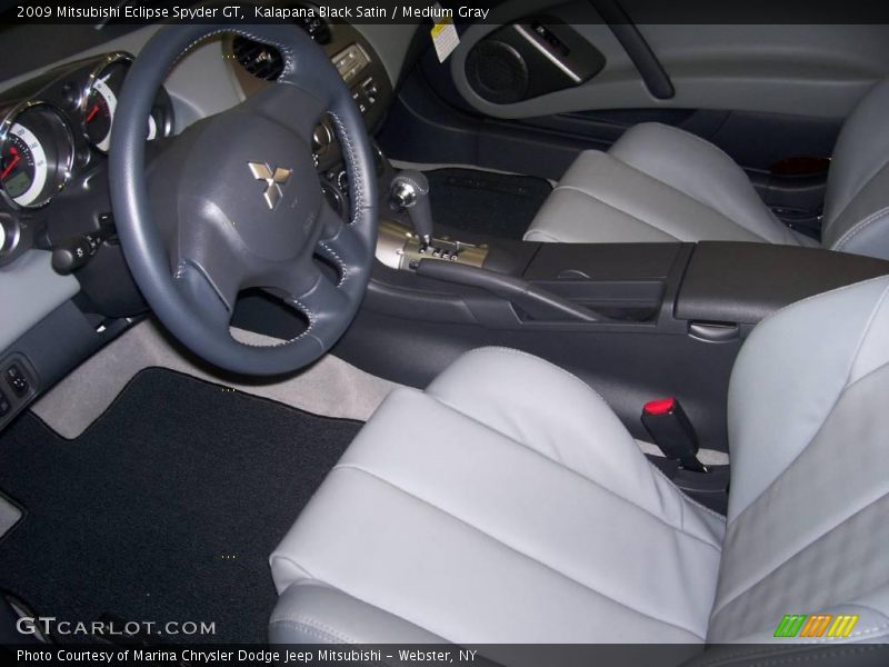 Kalapana Black Satin / Medium Gray 2009 Mitsubishi Eclipse Spyder GT