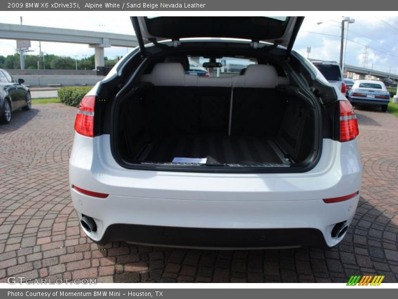 Alpine White / Sand Beige Nevada Leather 2009 BMW X6 xDrive35i