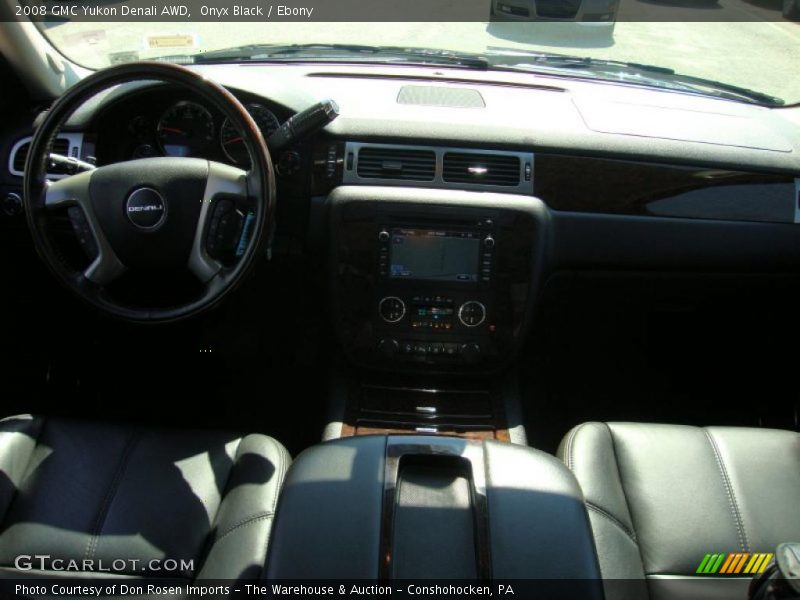 Onyx Black / Ebony 2008 GMC Yukon Denali AWD