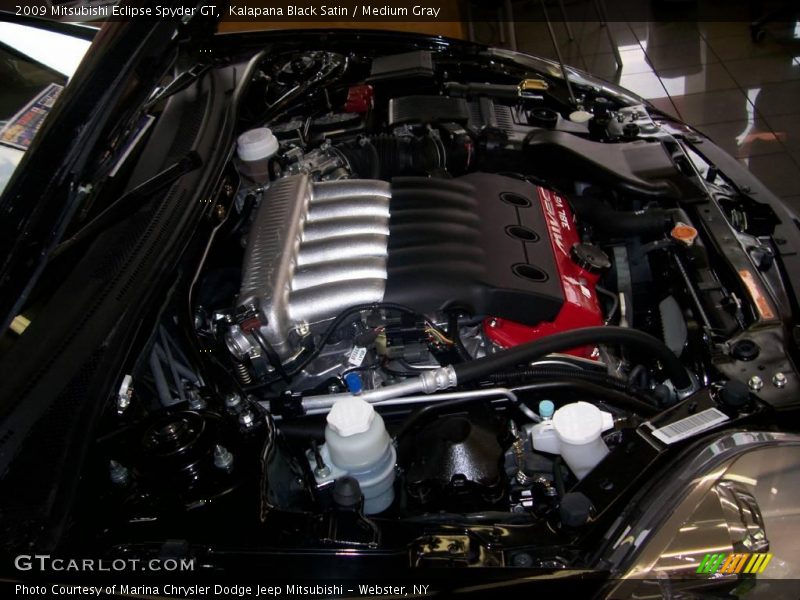 Kalapana Black Satin / Medium Gray 2009 Mitsubishi Eclipse Spyder GT