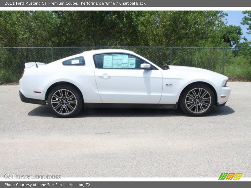 Performance White / Charcoal Black 2011 Ford Mustang GT Premium Coupe