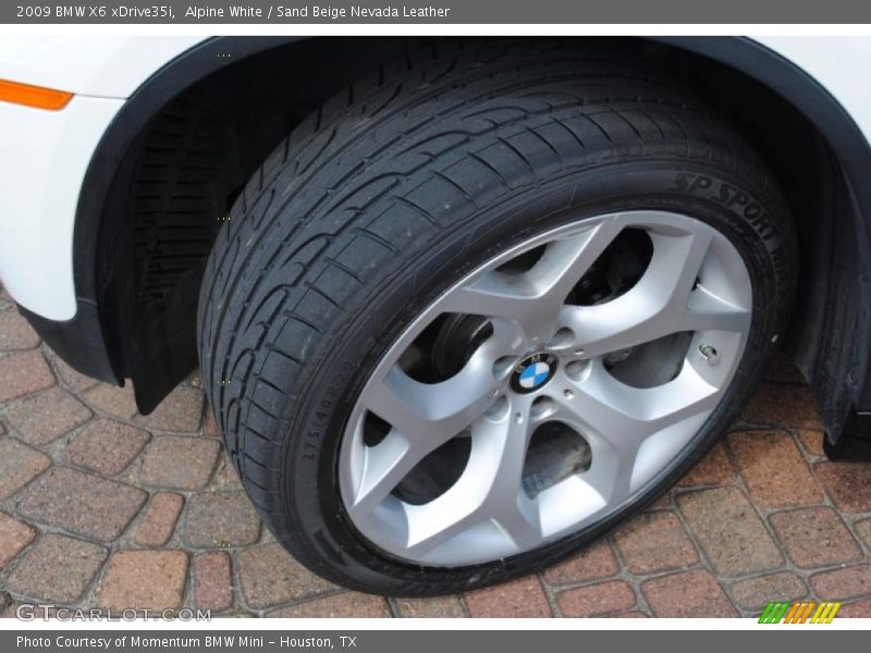 Alpine White / Sand Beige Nevada Leather 2009 BMW X6 xDrive35i