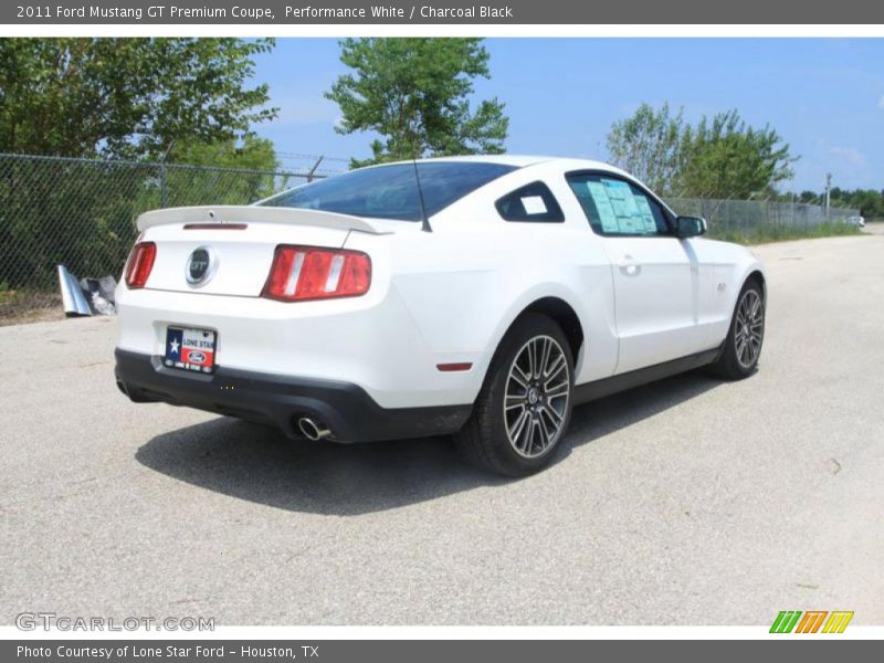Performance White / Charcoal Black 2011 Ford Mustang GT Premium Coupe