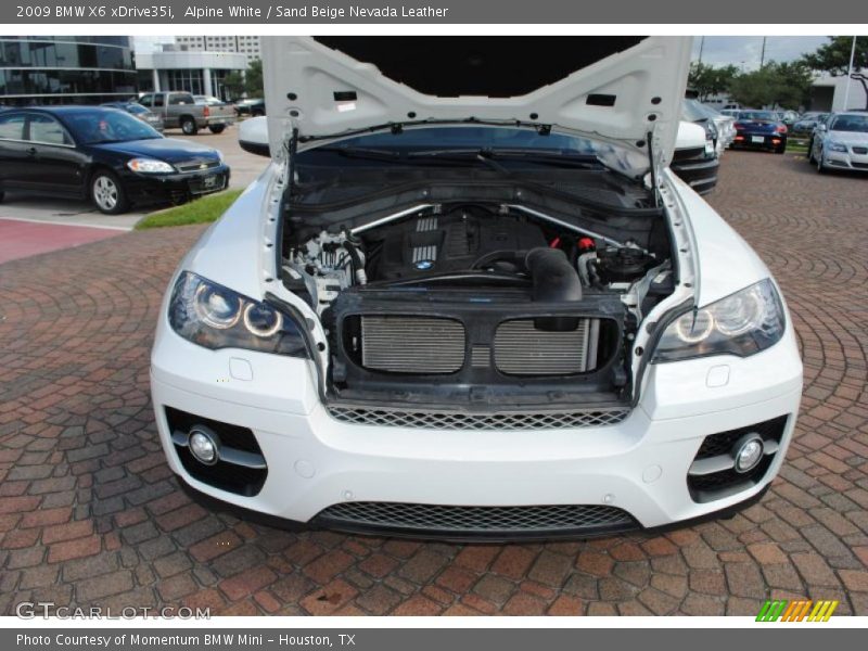 Alpine White / Sand Beige Nevada Leather 2009 BMW X6 xDrive35i