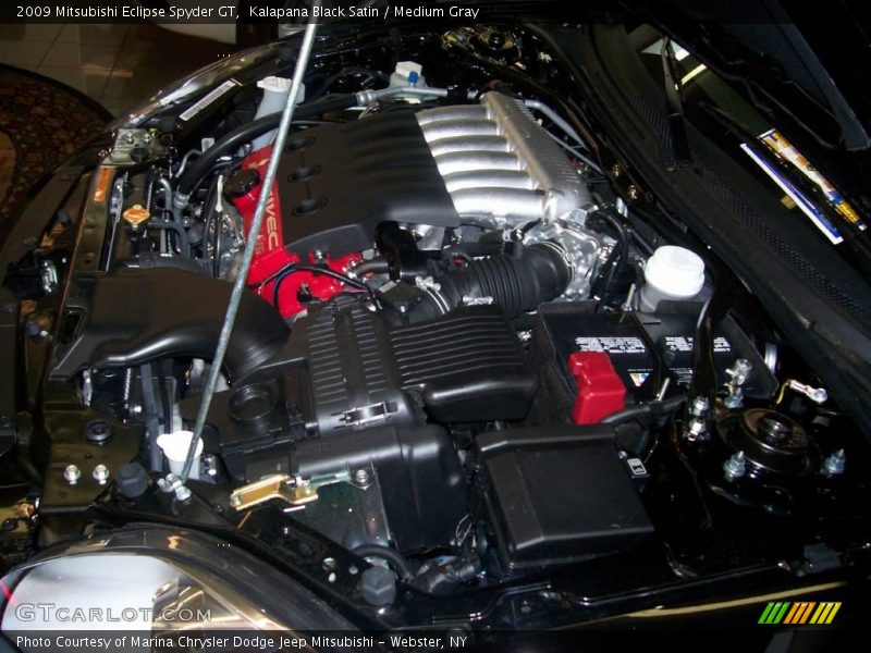 Kalapana Black Satin / Medium Gray 2009 Mitsubishi Eclipse Spyder GT
