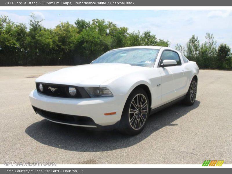 Performance White / Charcoal Black 2011 Ford Mustang GT Premium Coupe