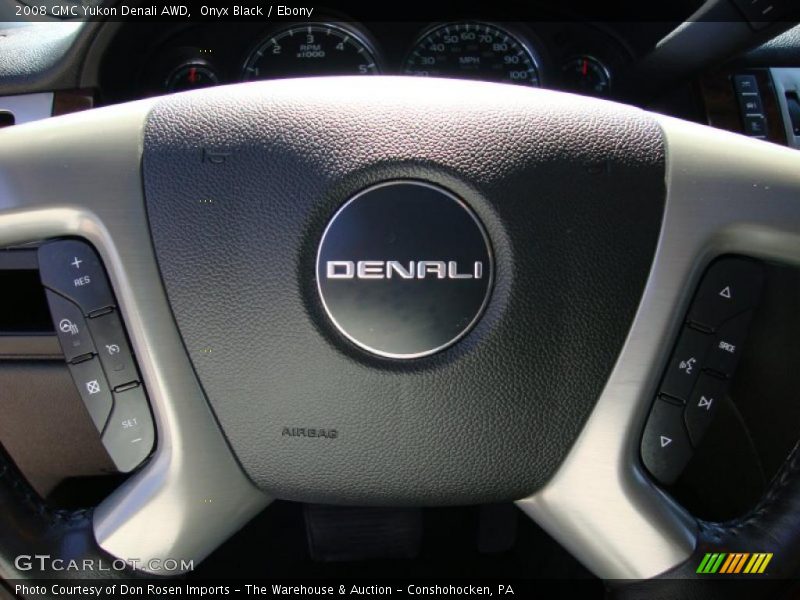 Onyx Black / Ebony 2008 GMC Yukon Denali AWD