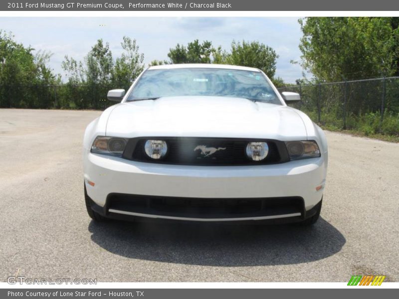 Performance White / Charcoal Black 2011 Ford Mustang GT Premium Coupe