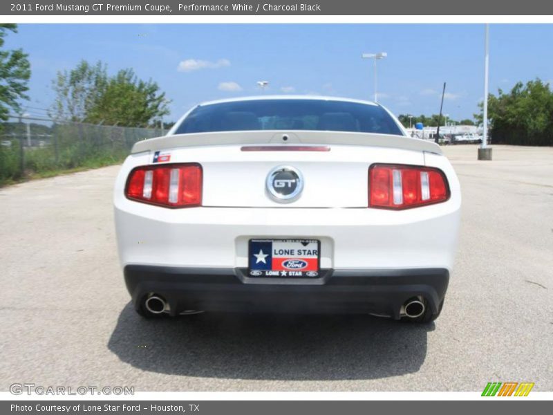Performance White / Charcoal Black 2011 Ford Mustang GT Premium Coupe