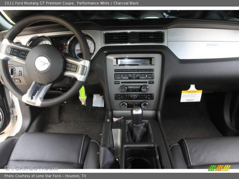 Performance White / Charcoal Black 2011 Ford Mustang GT Premium Coupe