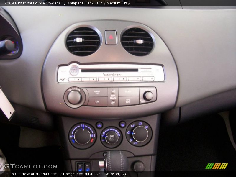 Kalapana Black Satin / Medium Gray 2009 Mitsubishi Eclipse Spyder GT
