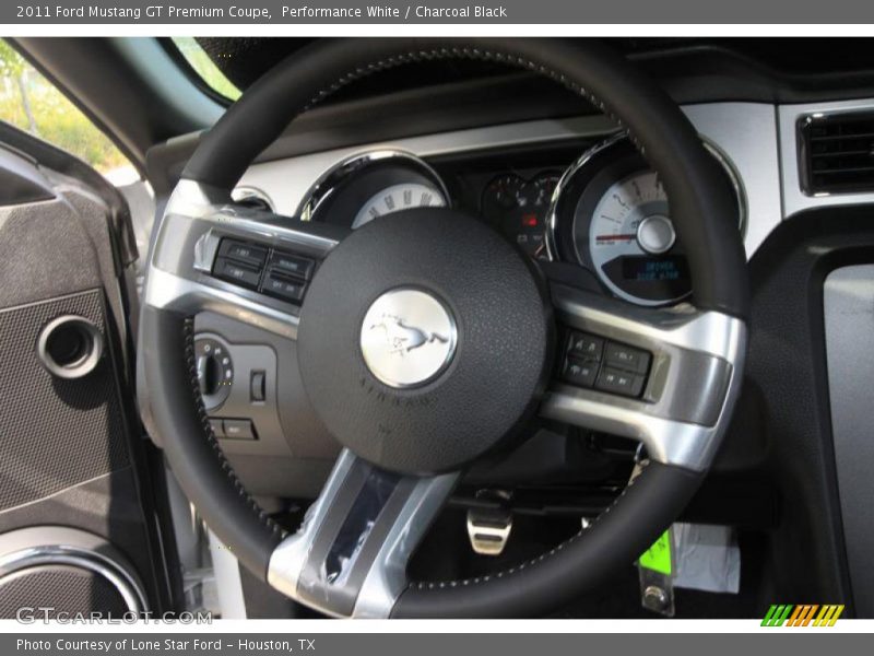 Performance White / Charcoal Black 2011 Ford Mustang GT Premium Coupe