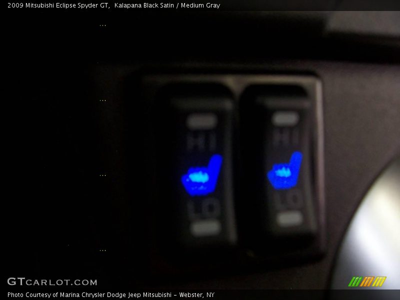 Kalapana Black Satin / Medium Gray 2009 Mitsubishi Eclipse Spyder GT