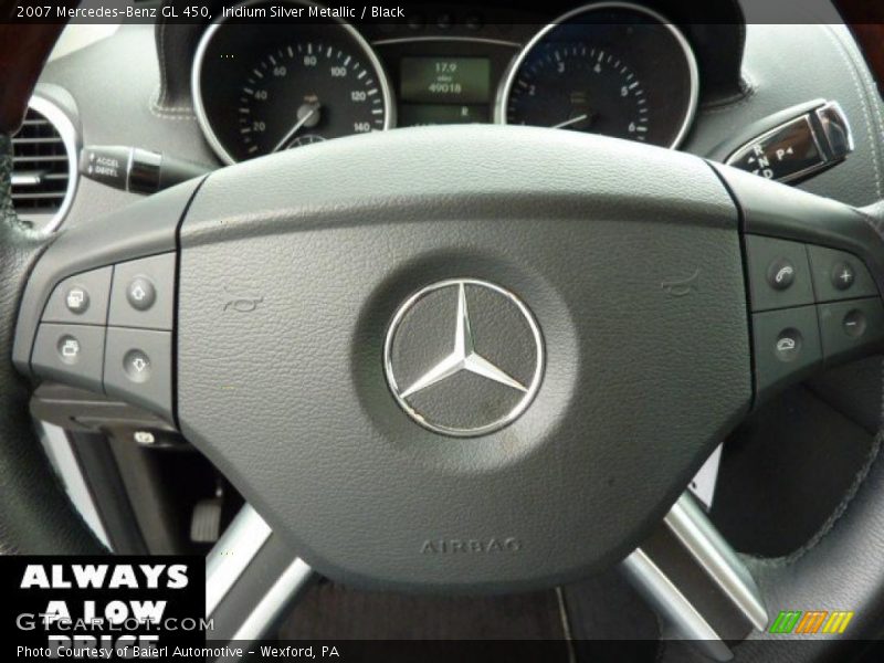 Iridium Silver Metallic / Black 2007 Mercedes-Benz GL 450
