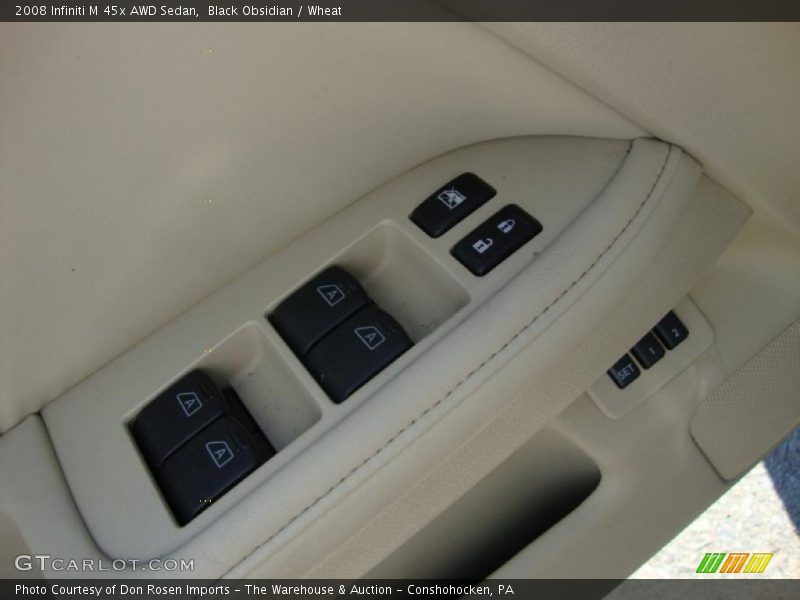 Black Obsidian / Wheat 2008 Infiniti M 45x AWD Sedan